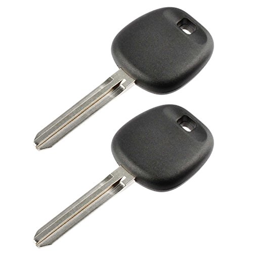Product Cover Transponder Ignition Key fits Toyota/Scion with 4D 72 G Chip TOY44G-PT 2011 2012 2013 2014 2015 2016, Set of 2