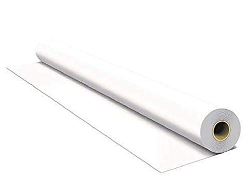 Product Cover 1000 sqft (4x250) Solid White Vapor Barrier Attic Foil White Radiant Barrier Reflective Solid Insulation 4x250ft Non Perforated Woven Polyethylene Scrim Heavy Duty