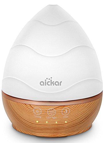 Product Cover Aickar Egg Diffuser, 300ml Essential Oil Diffuser, Aromatherapy Diffuser with Touch Sensitive Buttons, Ultrasonic Cool Mist Humidifier with Night Light and Auto Shut-off Function
