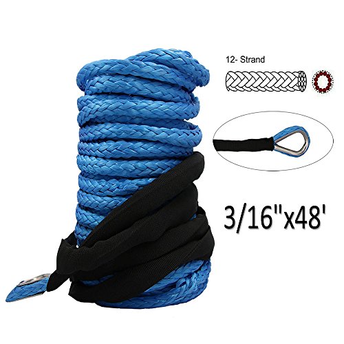 Product Cover HOOAI Synthetic Winch Rope - 3/16
