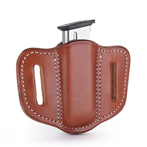 Product Cover 1791 GUNLEATHER Single Mag Holster, OWB Magazine Holster for Belts Available in Stealth Black, Classic Brown and Signature Brown. (Classic Brown)