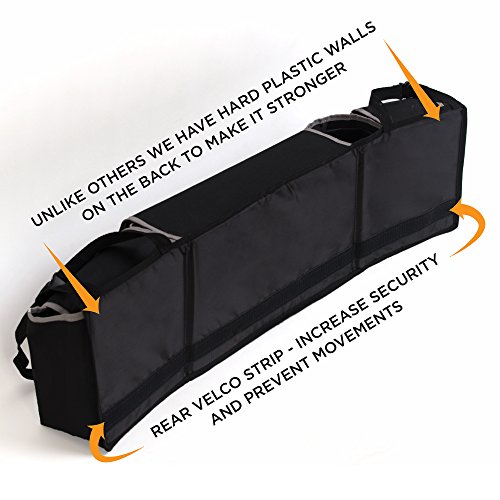 Product Cover Trunk and Backseat car Organizer by Yogi Prime, hanging Trunk Storage Organizer Will Provides You The Most Storage Space Possible, Use It As A Back Seat Storage Car Cargo Organizer and Free Your Trunk Floor