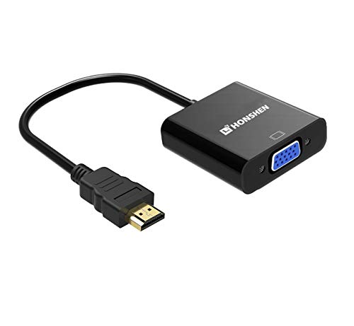 Product Cover HDMI to VGA 1080P HDMI Male to VGA Female Video Converter Adapter Cable for PC Laptop HDTV Projectors and Other HDMI Input Devices