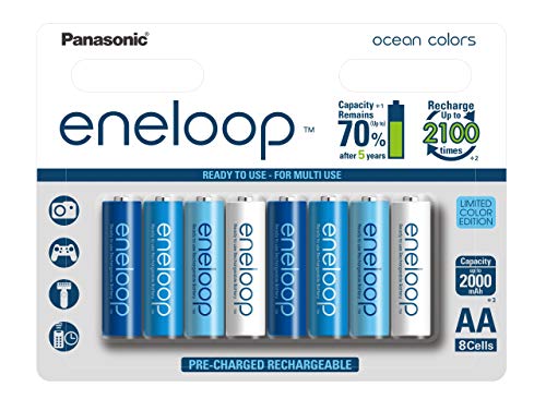 Product Cover Panasonic eneloop BK-3MCCE/4SN Rechargeable Battery - Pack of 8
