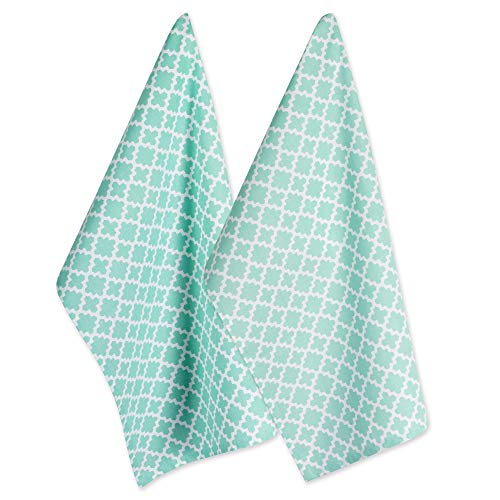 Product Cover DII Cotton Lattice Dish Towels with Hanging Loop, 18 X 28