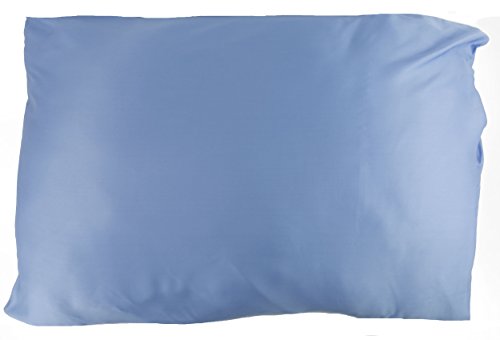 Product Cover Hotel Sheets Direct 100% Bamboo Queen Pillowcases 20 x 30 inch - Better Than Silk, Cool, Soft, Great for Hair, Hypoallergenic - Light Blue