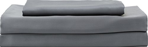 Product Cover HotelSheetsDirect 100% Bamboo Bed Sheet Set, Cooling Sheets, Moisture Wicking Bed Sheets, Great for Hot Sleepers, Softer Than Silk Bed Sheets (Queen, Dark Gray)