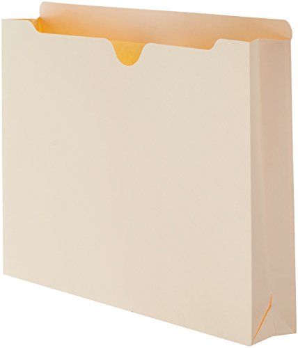 Product Cover AmazonBasics File Folders Jacket, Reinforced Straight-Cut Tab, 2 Inch Expansion, Letter Size, Manila, 50-Pack - AMZ601