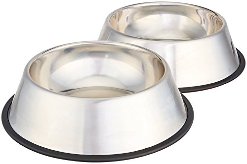 Product Cover Pets Empire Stainless Steel Dog Bowl (Medium, Set of 2)