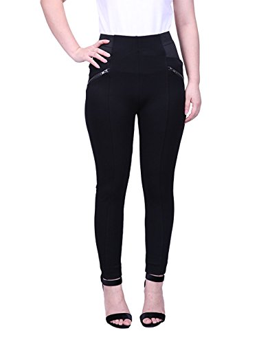 Product Cover HDE Womens Plus Size Pants Skinny Ponte Knit Leggings Slimming Office Trousers