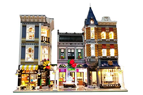 Product Cover Brick Loot LED Lighting Kit for Lego Assembly Square - 10255 - Custom Designed - Handmade - Durability Tested