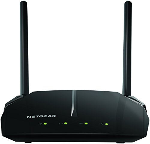 Product Cover NETGEAR WiFi Router (R6120) - AC1200 Dual Band Wireless Speed (up to 1200 Mbps) | Up to 1200 sq ft Coverage & 20 Devices | 4 x 10/100 Fast Ethernet and 1 x 2.0 USB ports