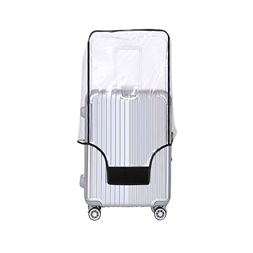 Product Cover Yotako Clear PVC Suitcase Cover Protectors 20 24 28 30 Inch Luggage Cover for Wheeled Suitcase (28''(19.7''L x 12.2''W x 28.3''H))