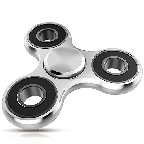 Product Cover ATESSON Fidget Spinner Toy Ultra Durable Stainless Steel Bearing High Speed Spins Precision Metal Hand Spinner EDC ADHD Focus Anxiety Stress Relief Boredom Killing Time Toys for Adults Kids