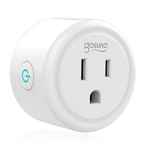 Product Cover Mini Smart Plug Outlet Compatible with Alexa Google Assistant IFTTT, No Hub Required, ETL and FCC Listed Only 2.4GHz Wifi Enabled Remote Control Smart Socket by Gosund