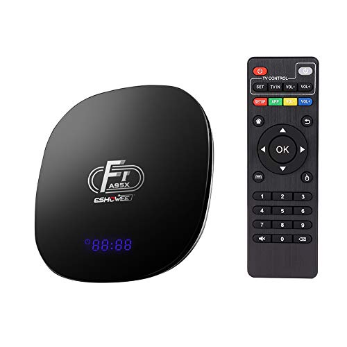 Product Cover ESHOWEE Android 8.1 TV Box F1 Amlogic S905W Quad-core 64 Bit DDR3 2GB 16GB 4K UHD WiFi and LAN VP9 DLNA H.265