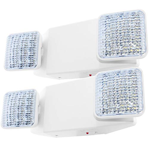 Product Cover LFI Lights - 2 Pack - UL Certified - Hardwired LED Emergency Light Standard - ELW2x2