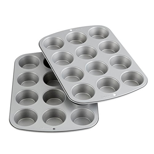 Product Cover Wilton Recipe Right Non-Stick Standard Muffin Pan Multipack, 12-Cup (2-Pack)