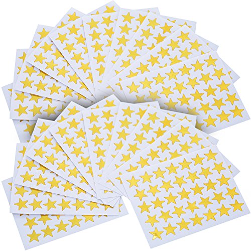 Product Cover eBoot Star Stickers 1750 Count Self-Adhesive Stickers Stars (Gold)