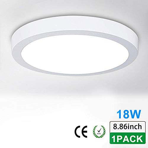 Product Cover Surface Mounted Ceiling Lights 18W LED Flush Mount Ceiling Light Round 8.86