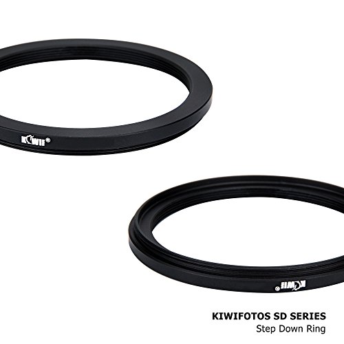 Product Cover Kiwifotos 55mm-52mm Step-down Adapter Ring for Lenses (55mm Lens to 52mm Filter, Hood, Lens Converter and Other Accessories)