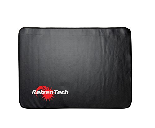 Product Cover Reizen Tech Professional Magnetic Auto Fender Cover 32 by 24 Inches Thick Car Pad with 8 Strong Magnets, Protective Mat for Repair Automotive Work, Soft Padding for Scratching Prevention