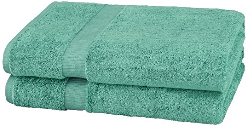 Product Cover Pinzon Organic Cotton Bath Sheet Towel, Set of 2, Mineral Green