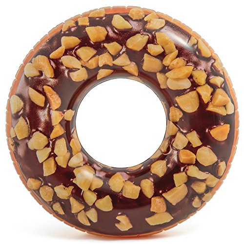 Product Cover Intex Nutty Chocolate Donut Inflatable Tube with Realistic Printing, 45