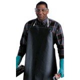 Product Cover Ansell 56-512-35X45 CPP 18 oz. Hycar Heavy Weight Chemical Protection Apron, 35'' X 45'', Black