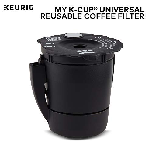 Product Cover Keurig My K-Cup Universal Reusable K-Cup Pod Coffee Filter, Compatible with All 2.0 Keurig K-Cup Pod Coffee Makers, 1 Count, Black