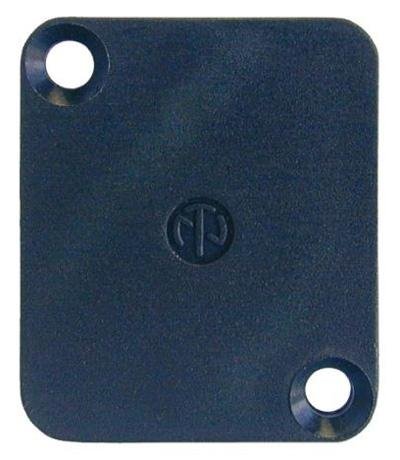 Product Cover Neutrik DBA-BL ( PACK OF 4) Blank Plate for D Cutouts, XLR Connectors D-SERIES