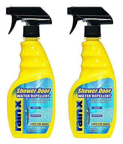 Product Cover Rain-X 630023 Shower Door Water Repellent zozemkl, 16 Fl Oz (2 Pack)