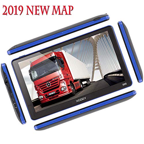 Product Cover Xgody 886 7 Inch 8GB RAM Built-in / 256MB ROM Capacitive Touchscreen with Sunshade Spoken Turn-by-Turn Directions SAT NAV Car Truck GPS Navigation Lifetime Map Updates Speed Limit Displays