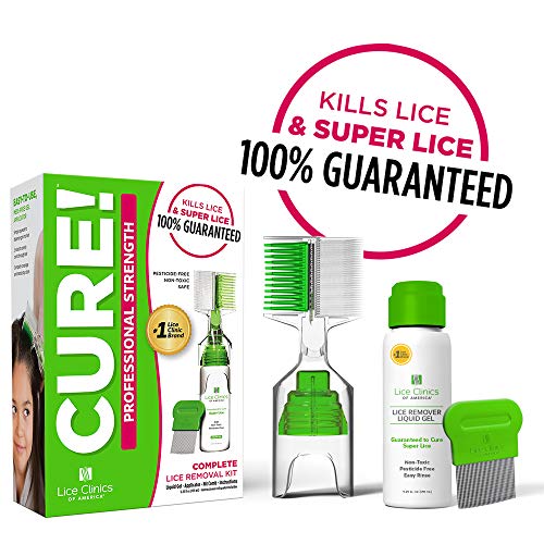 Product Cover Lice Treatment Kit by Lice Clinics-Guaranteed to Cure Lice, Even Super Lice-Safe, Non-Toxic, Pesticide-Free (Complete Head Lice Treatment & Lice Removal Kit with Lice Shampoo, Metal Lice Comb & More)