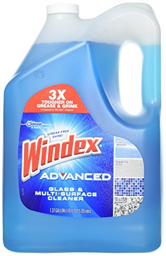 Product Cover Windex Advanced Glass and Multipurpose Cleaner, 1.37 Gallon, 176 Fluid Ounce