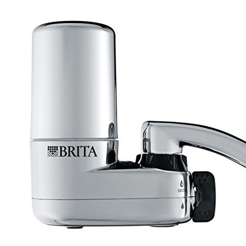 Product Cover Brita Faucet Water Filter System with Light Indicator, Chrome