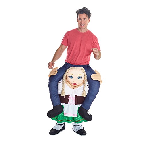 Product Cover Morph Novelty Piggy Back Funny Piggyback Unisex Costume - With Stuff Your Own Legs