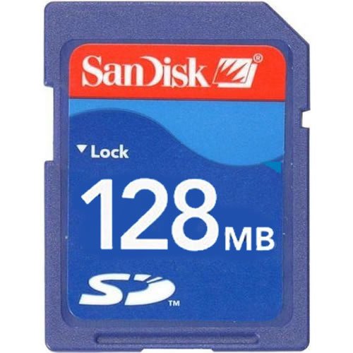 Product Cover SanDisk SD 32MB 64MB 256MB 512MB 1GB 2GB SDSDB Secure Digital Cards Flash Memory (Bulk Package) (128 Megabyte)