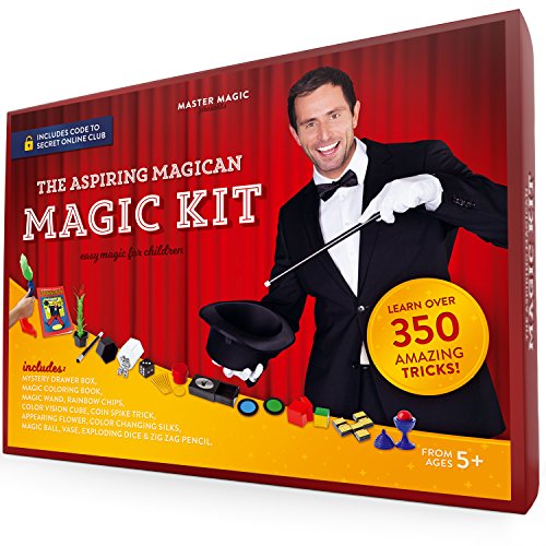 Product Cover MasterMagic Magic Kit - Easy Magic Tricks for Children - Learn Over 350 Spectacular Tricks with This Magic Set - Ideal for Beginners and Kids of All Ages!