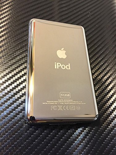 Product Cover Thick 256GB/500GB/512GB/1TB customizing Metal Back Cover for ipod Video/Classic (512GB-Thick)