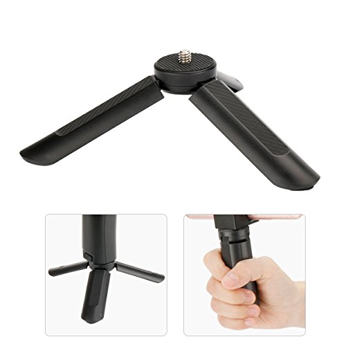 Product Cover Ulanzi Mini Tripod Stand for Selfie Stick Monopod Stabilizer on Cellphone DSLR Cameras,Portable Folding Desktop Stand for Projector for ZHIYUN Smooth Q/Smooth 4/ Feiyu/OSMO Mobile 2 Gimbal