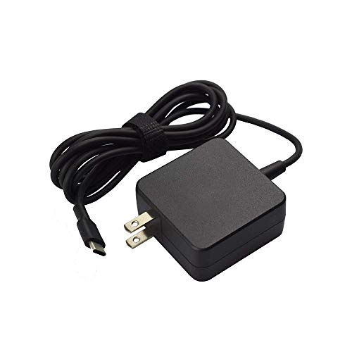 Product Cover Type C AC Charger for Samsung Chromebook Plus XE513C24 XE513C24-K01US Plus V2 XE520QAB-K01US XE520QAB-K02US XE520QAB-K03US LTE XE525QBB-K01US Laptop Power Supply Adapter Cord