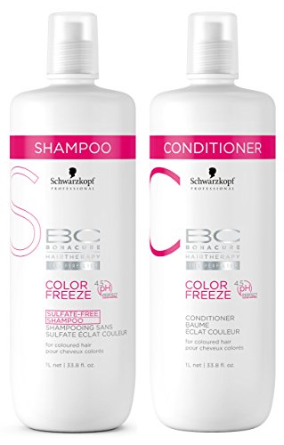Product Cover BC Bonacure Color Freeze Sulfate-Free Shampoo and Conditioner Set, 33.81-Ounce
