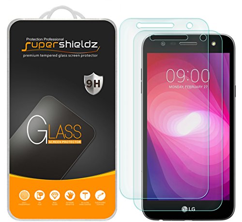 Product Cover (2 Pack) Supershieldz for LG (X Charge) Tempered Glass Screen Protector, Anti Scratch, Bubble Free