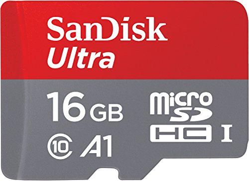Product Cover SanDisk 16GB Ultra microSDHC UHS-I Memory Card with Adapter - 98MB/s, C10, U1, Full HD, A1, Micro SD Card - SDSQUAR-016G-GN6MA