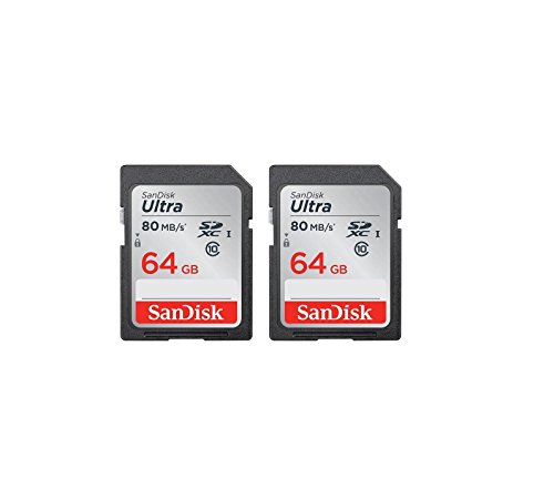 Product Cover Sandisk Ultra 64GB 2‑pack SDXC UHS-I Class 10 Memory Card