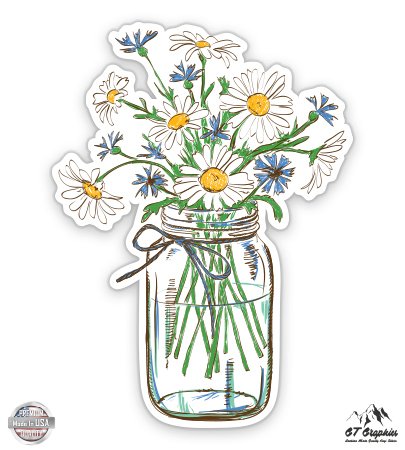 Product Cover GT Graphics Daisies in Mason Jar - 3