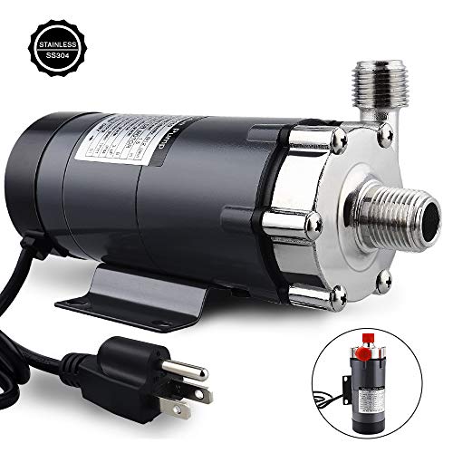 Product Cover FERRODAY Magnetic Drive Pump Wort Pump Food Grade High Temperature Stainless Head Magnetic Pump 15RM with 1/2