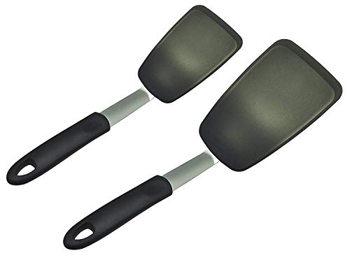 Product Cover UNICOOK Unicook 2 Pack Flexible Silicone Spatula, Turner, 600F Heat Resistant, Ideal for Flipping Eggs, Burgers, Crepes and More, BPA Free, FDA Approved and LFGB Certified