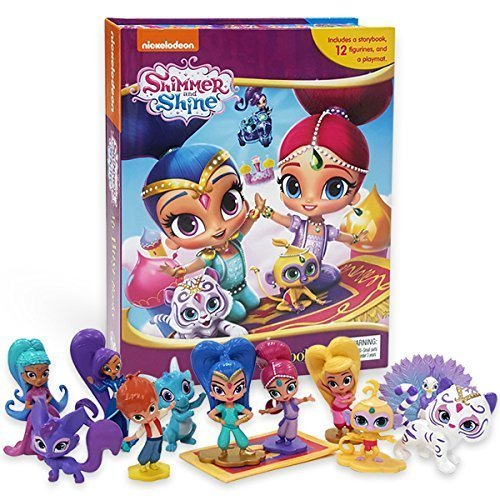Product Cover Licensed Story Book Set: Shimmer & Shine Figure Play Set and Book Set